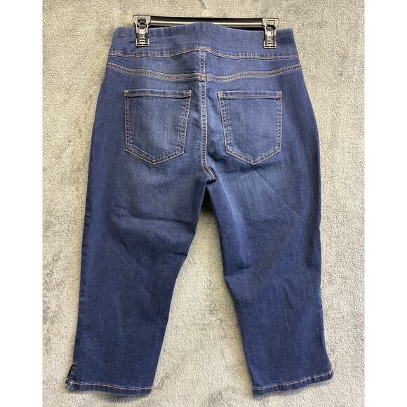 Croft & Barrow Women’s Navy Pull On Capris Size 8 NWT - Picture 4 of 12